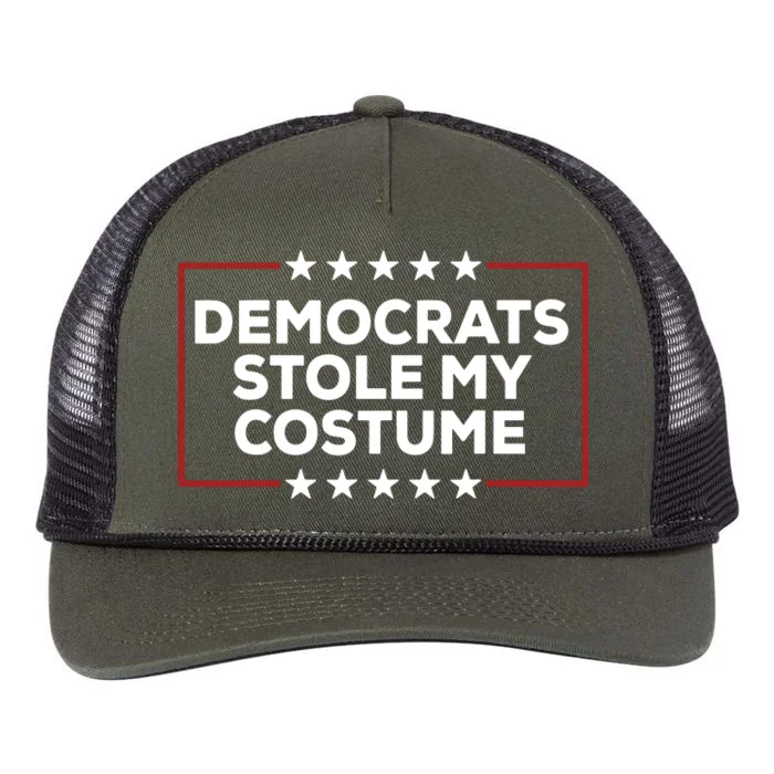 Trump 2024 Halloween Costume Democrats Stole My Costume Retro Rope Trucker Hat Cap