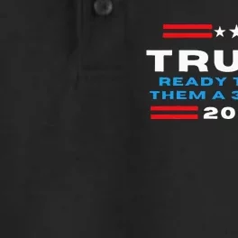 Trump 2024 HeLl Be Back Ready To Beat Them A 3rd Time Dry Zone Grid Performance Polo