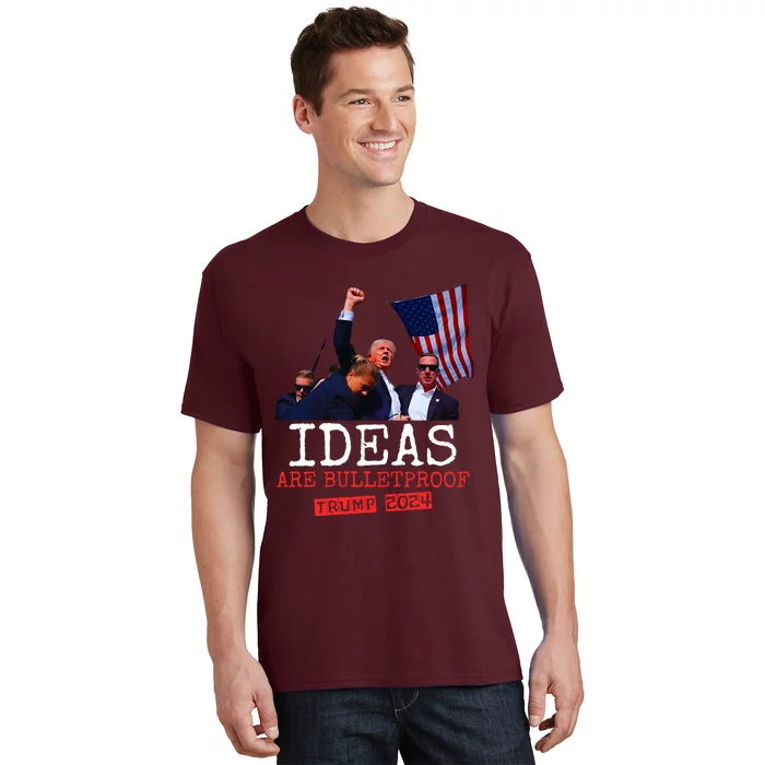 Trump 2024 Ideas Are Bulletproof Trump 2024 T-Shirt