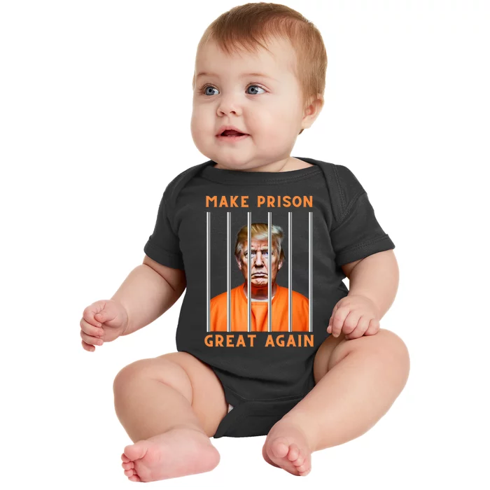 Trump 2024 In Prison Baby Bodysuit