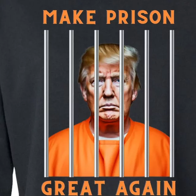 Trump 2024 In Prison Cropped Pullover Crew