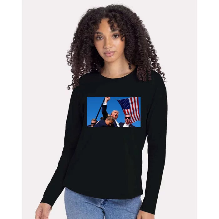 Trump 2024 If You Come At The King You Best Not Miss Womens Cotton Relaxed Long Sleeve T-Shirt