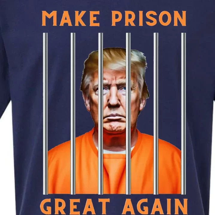 Trump 2024 In Prison Sueded Cloud Jersey T-Shirt