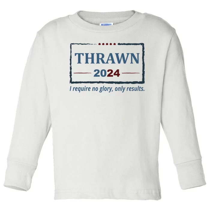 Thrawn 2024 I Require No Glory Only Results Election Toddler Long Sleeve Shirt