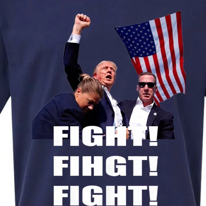 Trump 2024 I Fully Endorse President Trump Fight Fight Fight Sueded Cloud Jersey T-Shirt