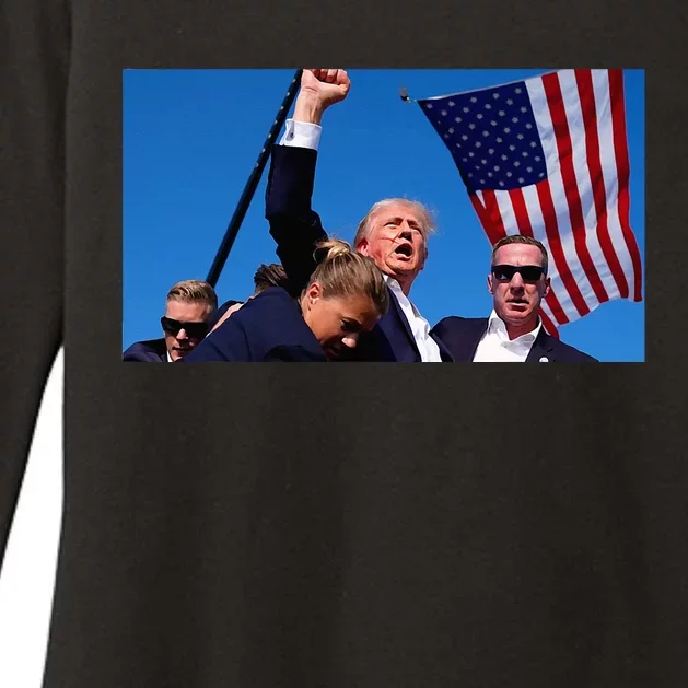 Trump 2024 If You Come At The King You Best Not Miss Womens CVC Long Sleeve Shirt