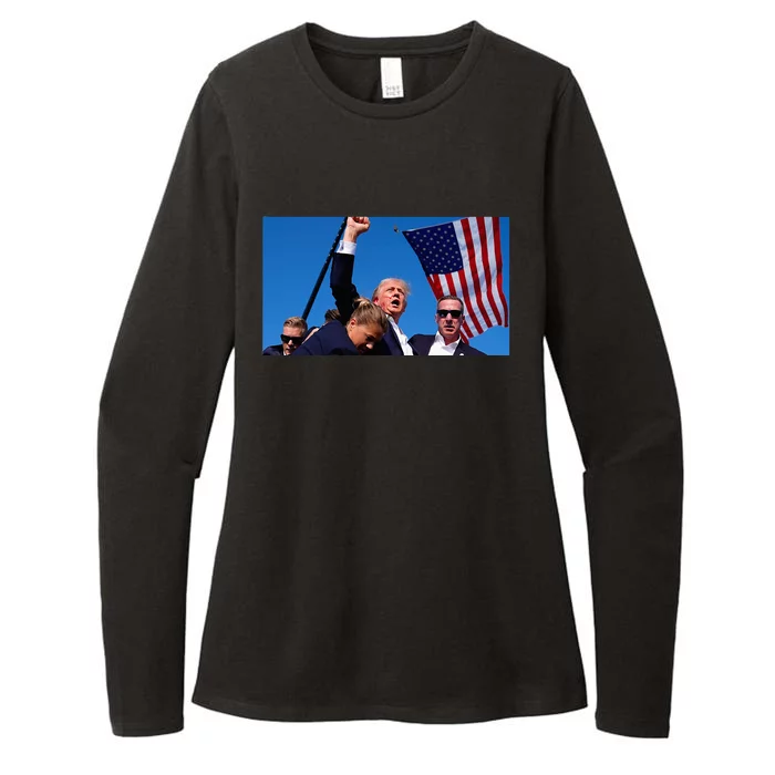 Trump 2024 If You Come At The King You Best Not Miss Womens CVC Long Sleeve Shirt