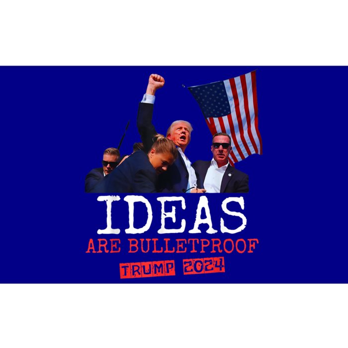 Trump 2024 Ideas Are Bulletproof Trump 2024 Bumper Sticker