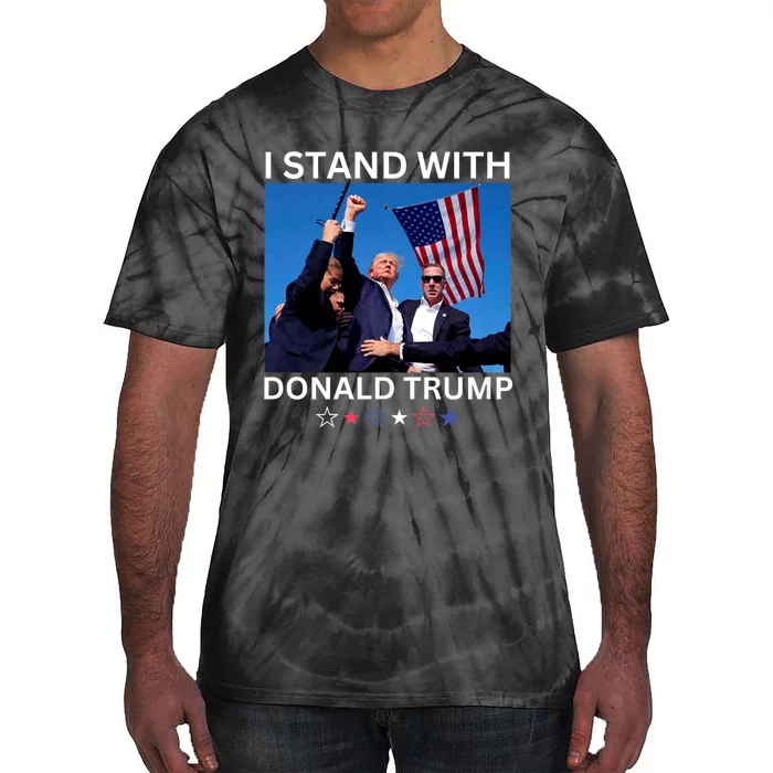 Trump 2024 I Stand With Donald Trump After Shooting At Rally Tie-Dye T-Shirt