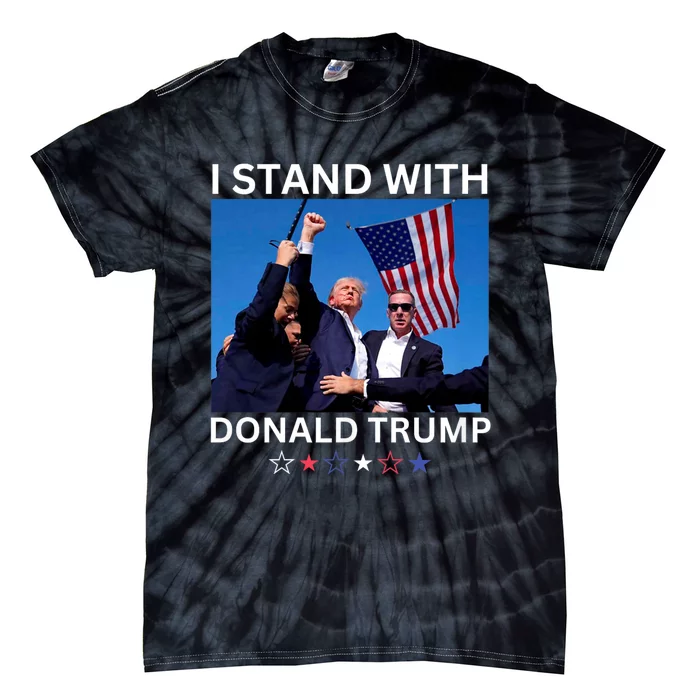 Trump 2024 I Stand With Donald Trump After Shooting At Rally Tie-Dye T-Shirt