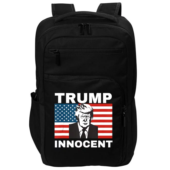 Trump 2024 Innocent TRUMP ProTrump AntiDemocrat Impact Tech Backpack