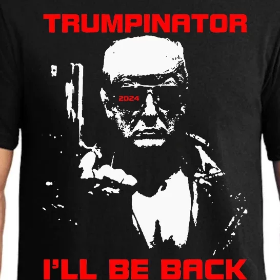 Trumpinator 2024 ILl Be Back Support Trump 2024 Election Pajama Set