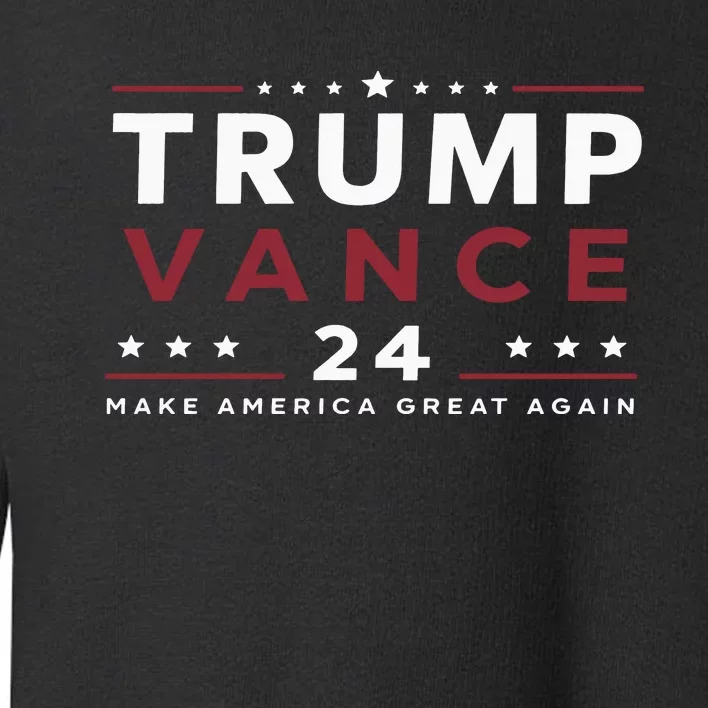 Trump 2024 Jd Vance Trump Vance 24 Toddler Sweatshirt