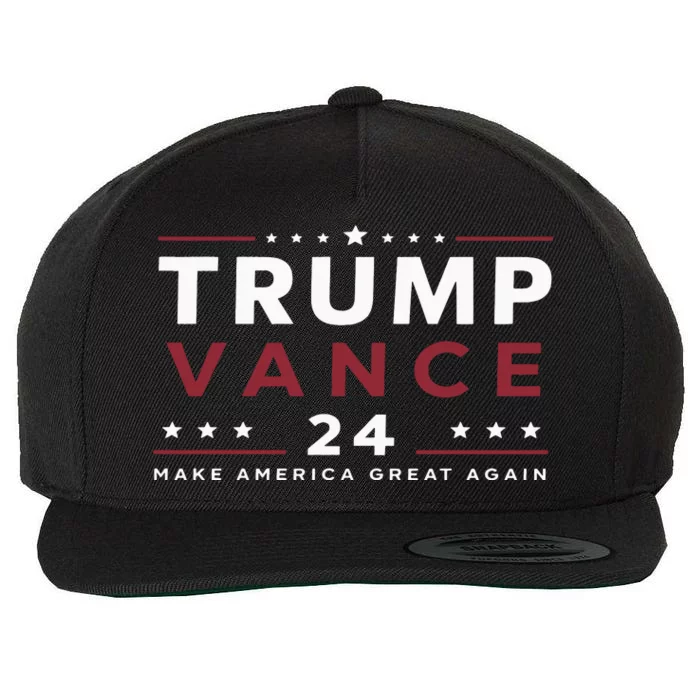 Trump 2024 Jd Vance Trump Vance 24 Wool Snapback Cap