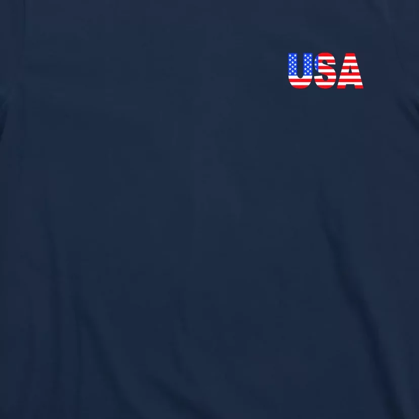 Trump 24 Jersey Style Front Pocket Logo and Back T-Shirt