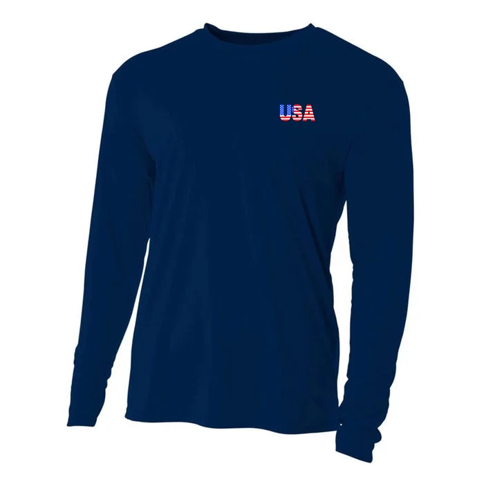 Trump 24 Jersey Style Front Pocket Logo and Back Cooling Performance Long Sleeve Crew