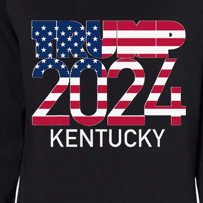 Trump 2024 Kentucky Womens California Wash Sweatshirt