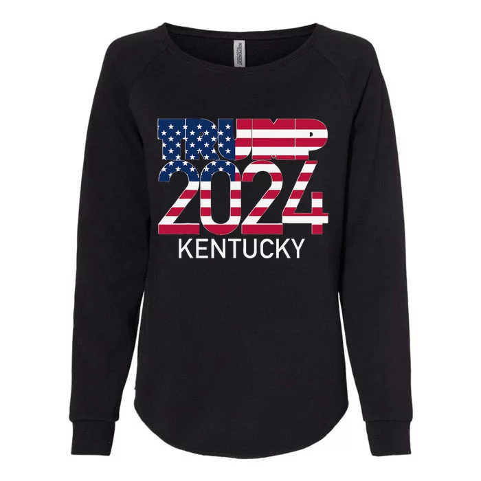 Trump 2024 Kentucky Womens California Wash Sweatshirt