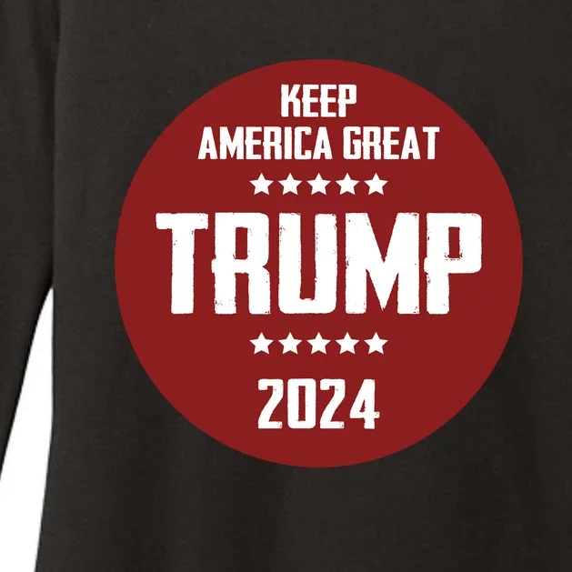 Trump 2024 | Keep America Great Womens CVC Long Sleeve Shirt