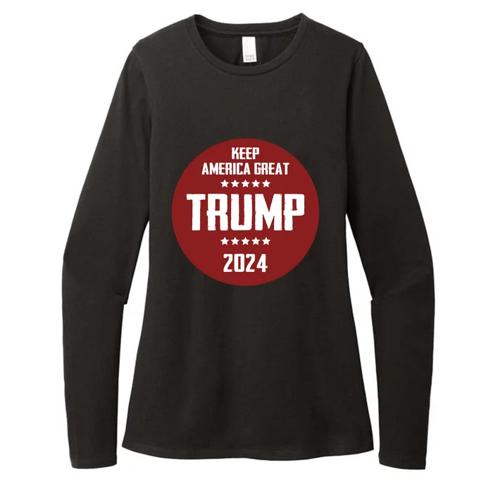 Trump 2024 | Keep America Great Womens CVC Long Sleeve Shirt