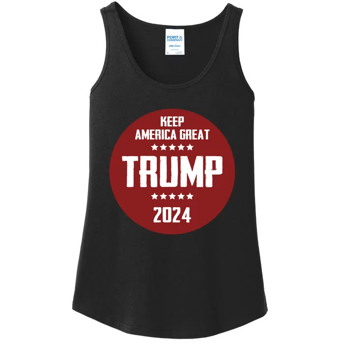 Trump 2024 | Keep America Great Ladies Essential Tank