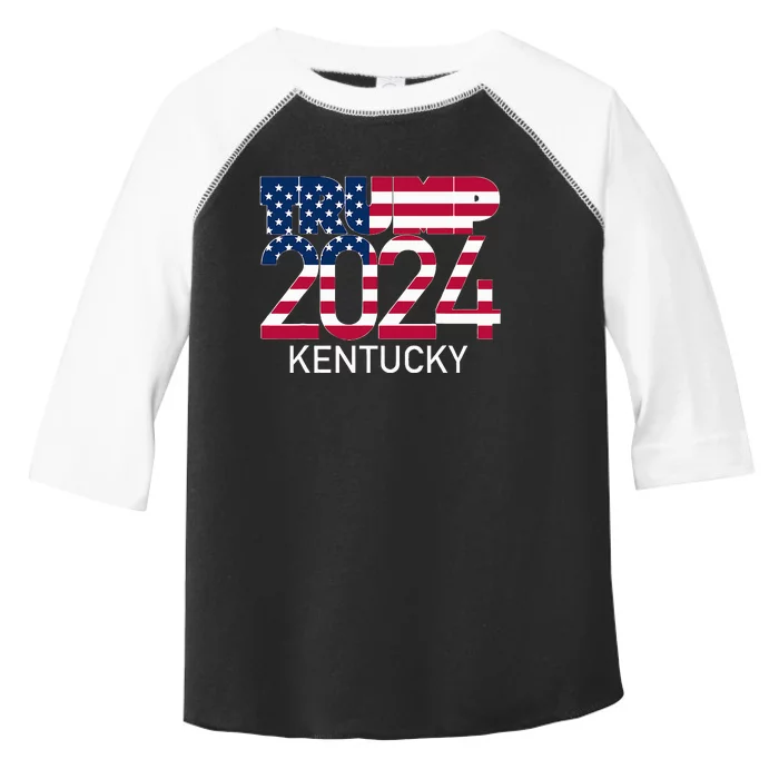 Trump 2024 Kentucky Toddler Fine Jersey T-Shirt