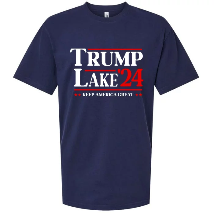 Trump 2024 Keep America Great Again Sueded Cloud Jersey T-Shirt