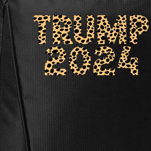 Trump 2024 Leopard Design City Backpack