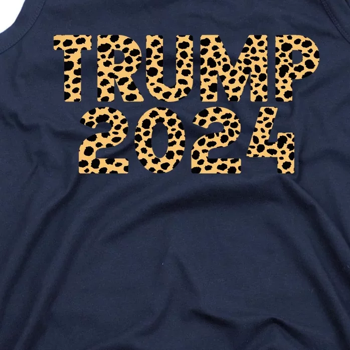 Trump 2024 Leopard Design Tank Top