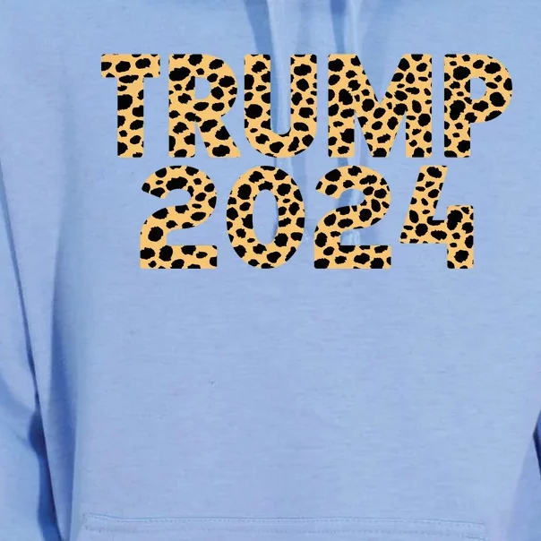 Trump 2024 Leopard Design Unisex Surf Hoodie