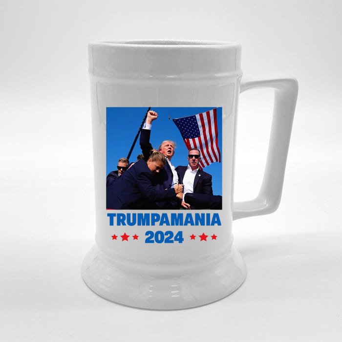 Trumpamania 2024 Let Trumpamania Run Way Brother Front & Back Beer Stein