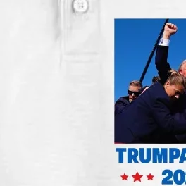 Trumpamania 2024 Let Trumpamania Run Way Brother Dry Zone Grid Performance Polo