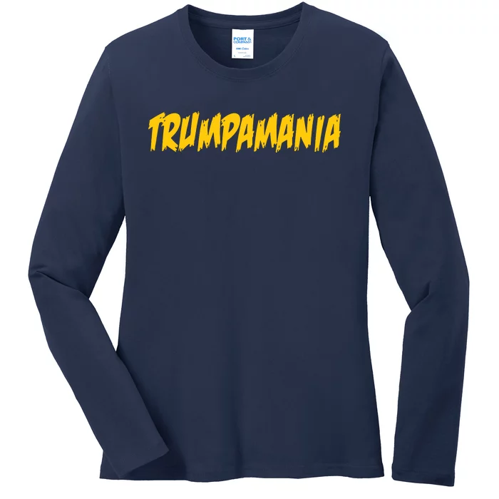 Trumpamania 2024 Let Trumpamania Run Way Brother Ladies Long Sleeve Shirt