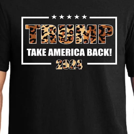 Trump 2024 Leopard | Take America Back Pajama Set