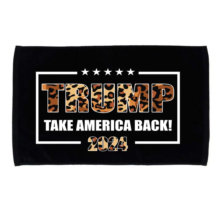 Trump 2024 Leopard | Take America Back Microfiber Hand Towel