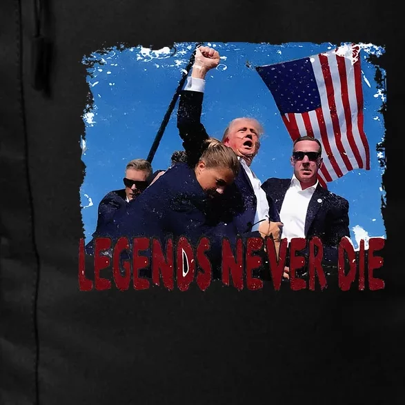 Trump 2024 Legends Never Die Survived Shot At Election Rally Daily Commute Backpack