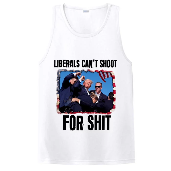 Trump 2024 Liberals Cant Shoot For Shit Performance Tank