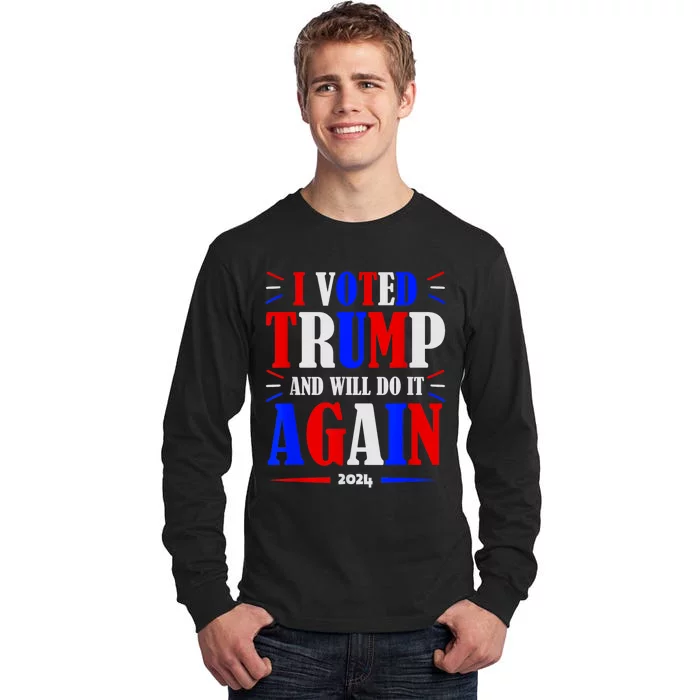 Trump 2024: Legacy Unwavering Tall Long Sleeve T-Shirt