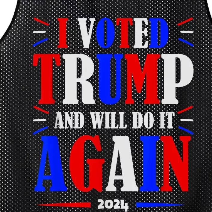 Trump 2024: Legacy Unwavering Mesh Reversible Basketball Jersey Tank