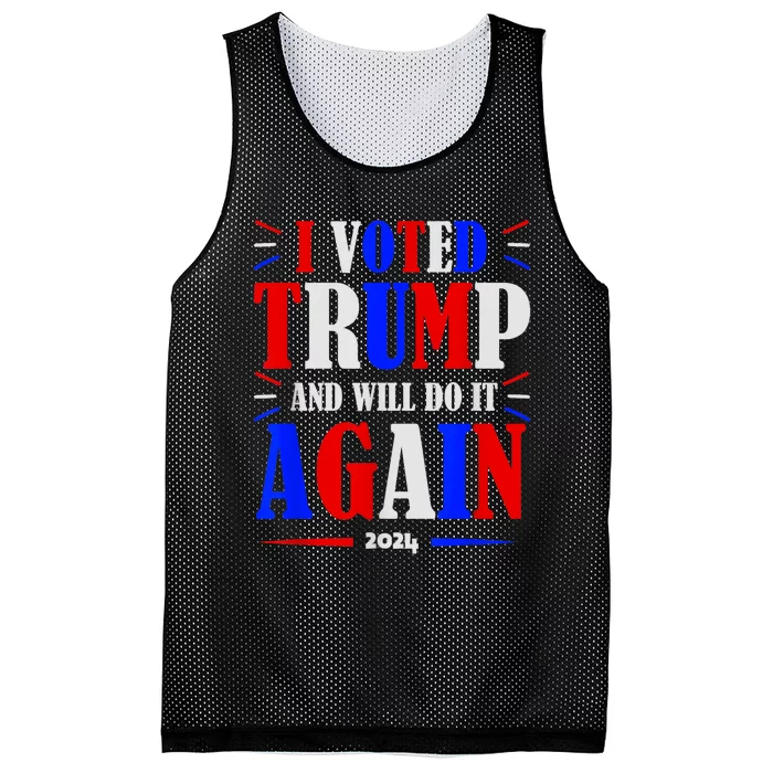 Trump 2024: Legacy Unwavering Mesh Reversible Basketball Jersey Tank