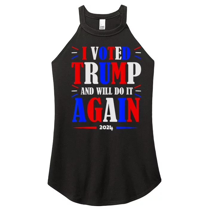 Trump 2024: Legacy Unwavering Women’s Perfect Tri Rocker Tank