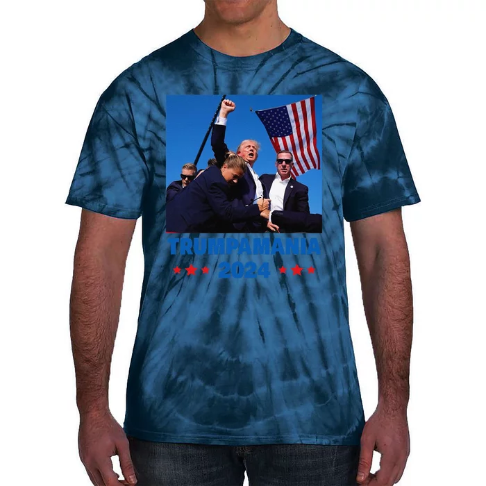 Trumpamania 2024 Let Trumpamania Run Way Brother Tie-Dye T-Shirt