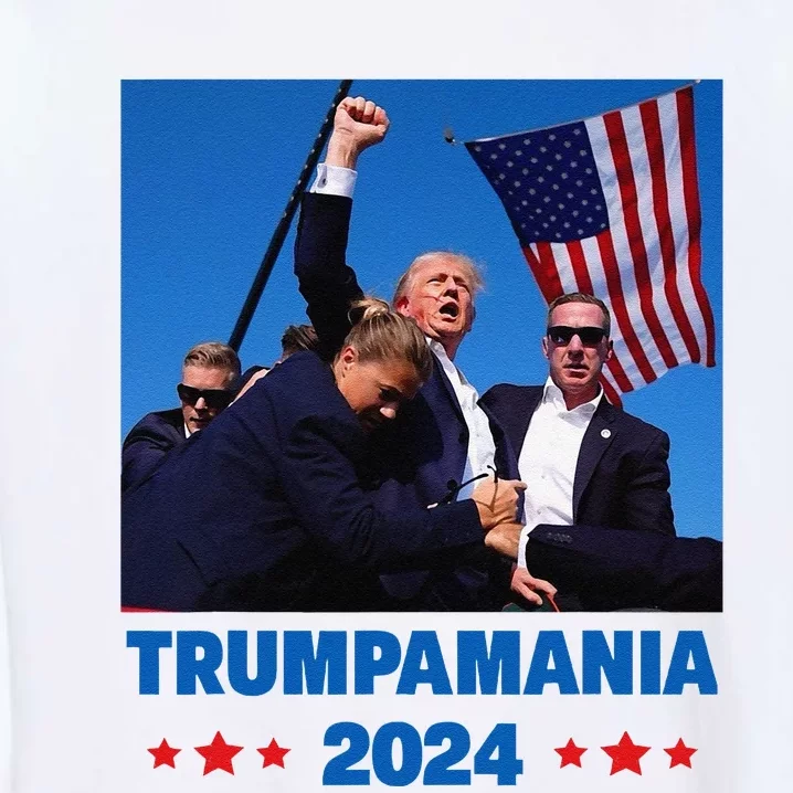 Trumpamania 2024 Let Trumpamania Run Way Brother Garment-Dyed Sweatshirt