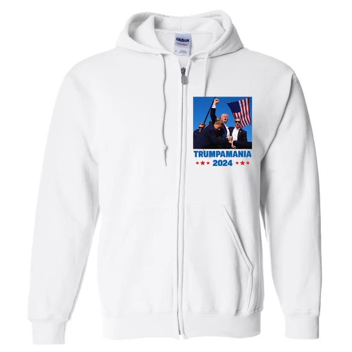 Trumpamania 2024 Let Trumpamania Run Way Brother Full Zip Hoodie