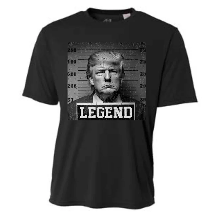 Trump 2024 Mugshot President Legend Cooling Performance Crew T-Shirt