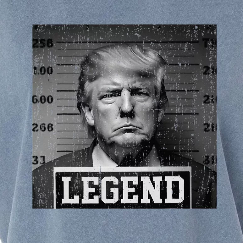 Trump 2024 Mugshot President Legend Garment-Dyed Women's Muscle Tee