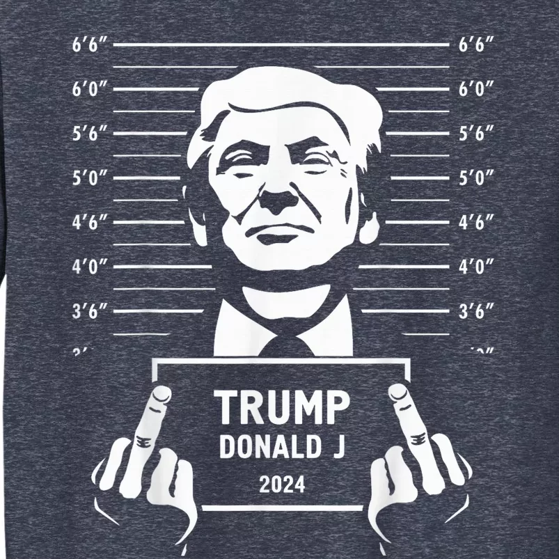 Trump 2024 Mugshot Style Poster Sweatshirt