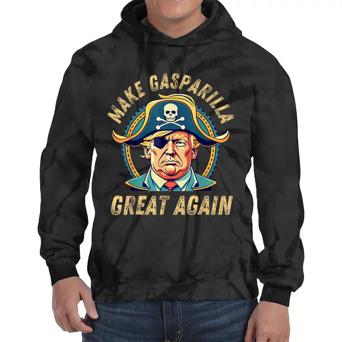 Trump 2024 Make Gasparilla Great Again Tie Dye Hoodie