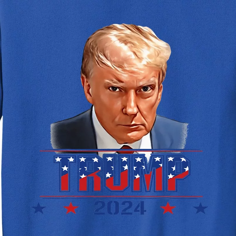 Trump 2024 Mugshot American Tall Sweatshirt