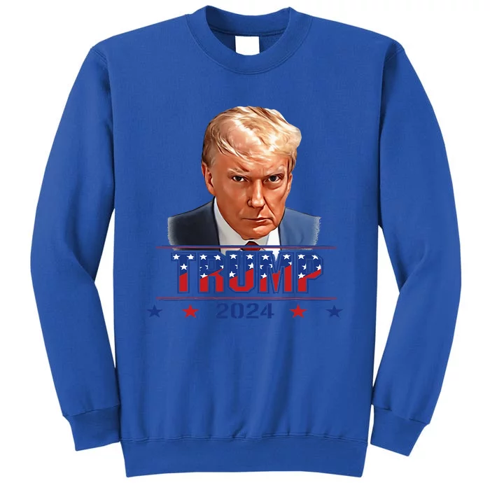 Trump 2024 Mugshot American Tall Sweatshirt